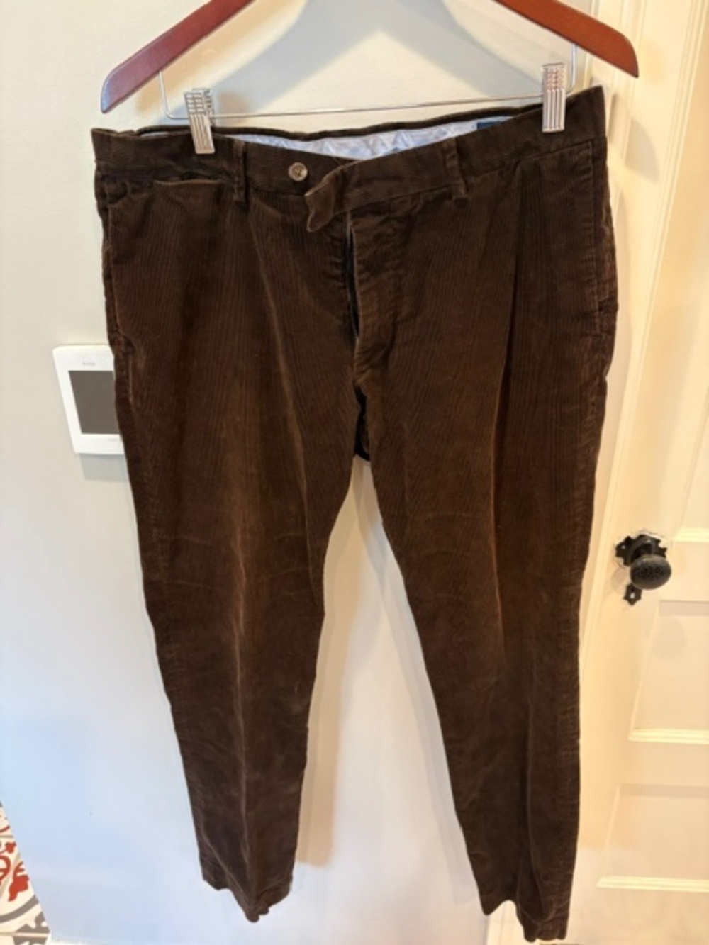 Polo Ralph Lauren Stretch Slim Fit corduroy pants, flat front, 34x32.
